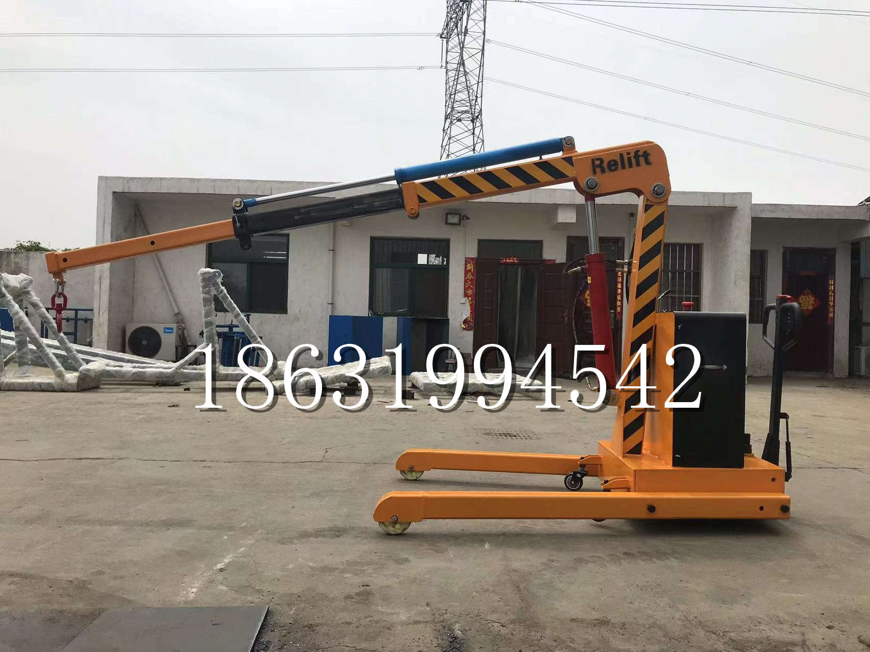 铁东区久征定做3吨三轮随车吊 农用园林绿化移树吊 平板工程用小吊机